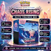 NEW POKEMON MEGA EVOLUTION CHAOS RISING ELITE TRAINER BOX