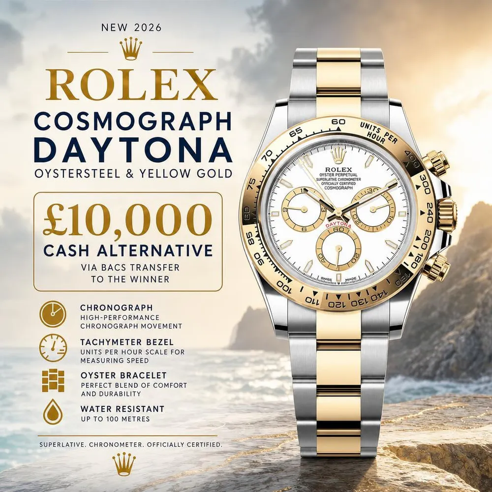 NEW 2026 ROLEX COSMOGRAPH DAYTONA OYSTERSTEEL  & YELLOW GOLD OR £10,000