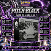 NEW POKÉMON MEGA EVOLUTION PITCH BLACK ELITE TRAINER BOX