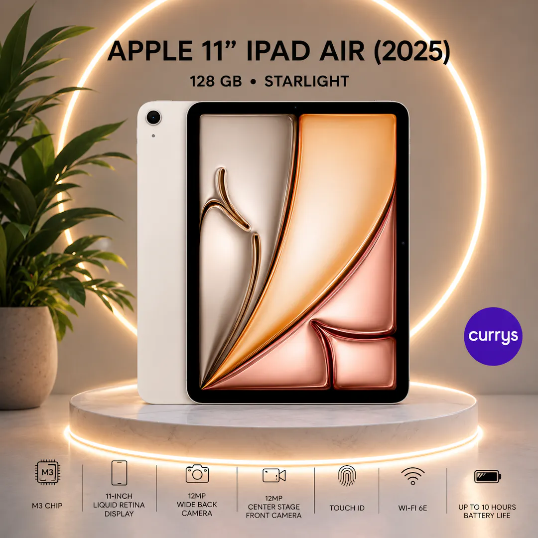 APPLE 11" IPAD AIR (2025) 128 GB STARLIGHT