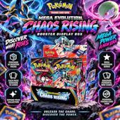 POKÉMON TCG: MEGA EVOLUTION-CHAOS RISING BOOSTER DISPLAY BOX (36 PACKS)