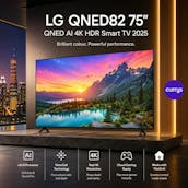 LG QNED82 75" QNED AI 4K HDR SMART TV