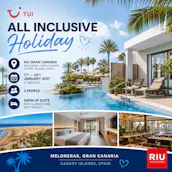 TUI ALL INCLUSIVE HOLIDAY RIU GRAN CANARIA, CANARY ISLANDS, SPAIN