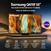 SAMSUNG QN70F 55" NEO QLED 4K MINI LED VISION AI SMART TV