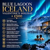 BLUE LAGOON ICELAND VALENTINE'S ESCAPE FOR TWO + £500
