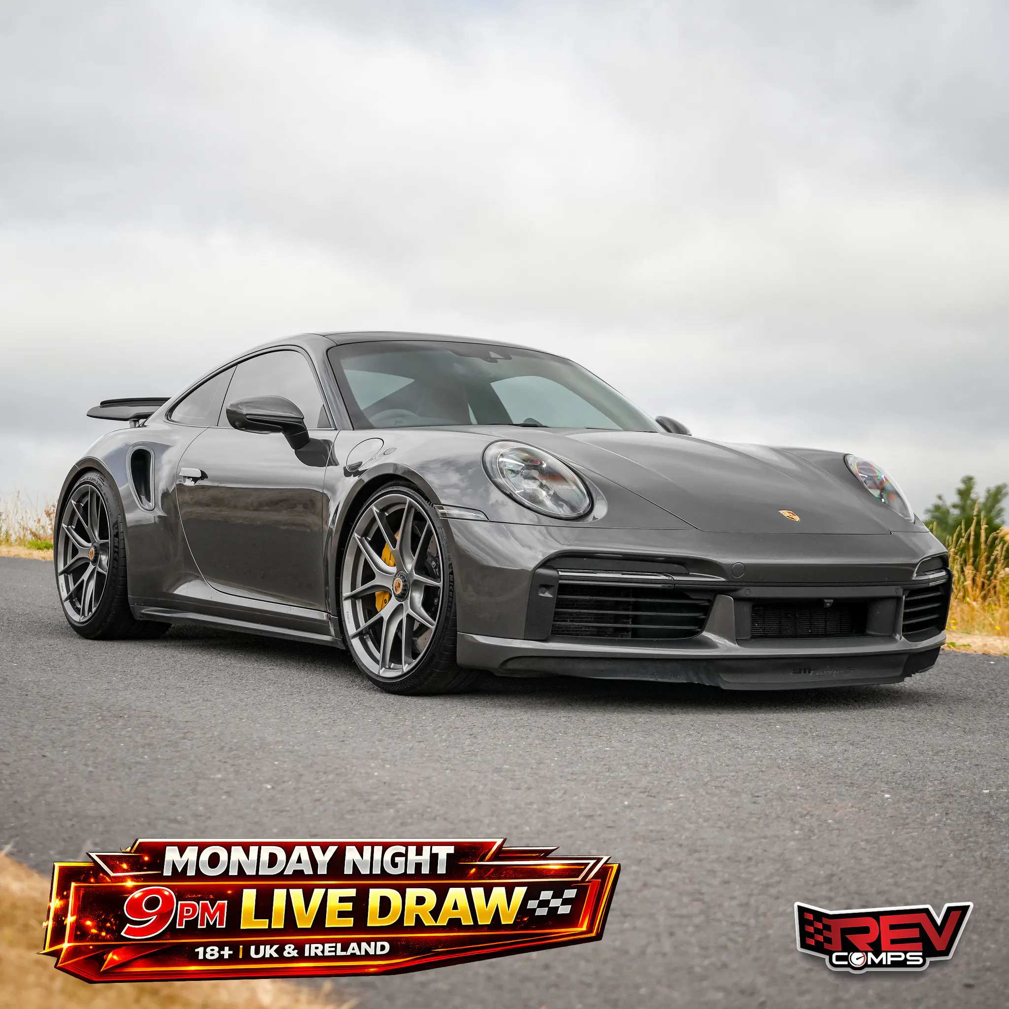 2020 Porsche 992 911 Turbo S + £5,000 OR £100,000