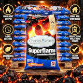 50 X 20KG SUPERFLAME SMOKELESS BRIQUETTES
