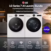 LG SERIES 7 AI WASHING MACHINE & DRYER BUNDLE