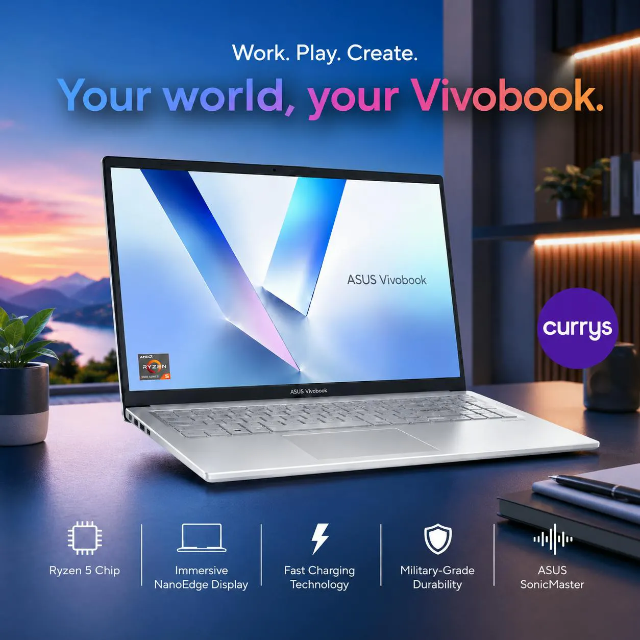 ASUS VIVOBOOK 14 INTEL CORE 5 LAPTOP