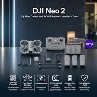 DJI Neo 2 Fly More Combo with RC-N3 Remote Controller - Grey