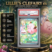 PSA 10 2025 POKEMON JTG EN-JOURNEY TOGETHER #184 LILLIE'S CLEFAIRY ex SIR