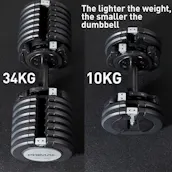 Primal 34kg Adjustable Dumbbell (Pair) With Stand