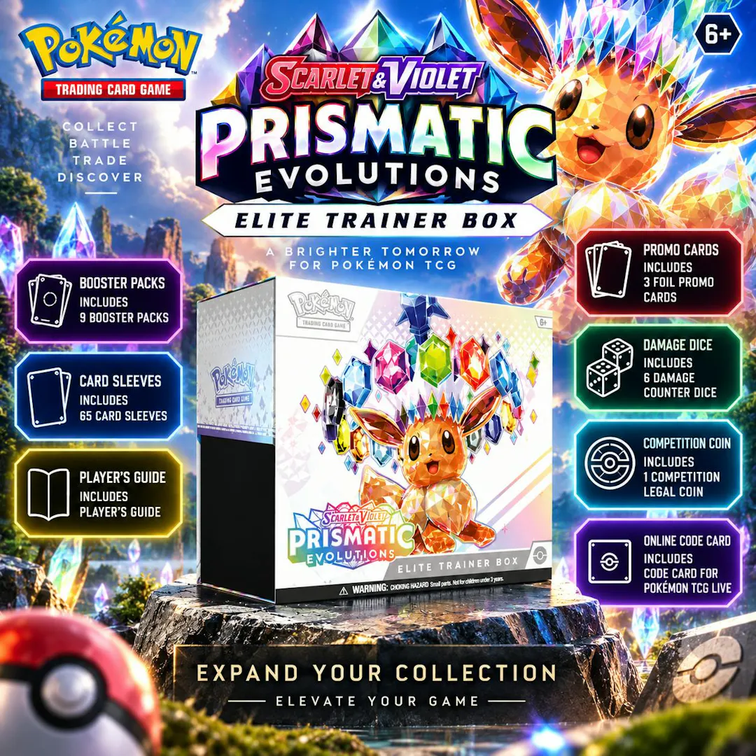 POKEMON TCG: PRISMATIC EVOLUTIONS - ELITE TRAINER BOX