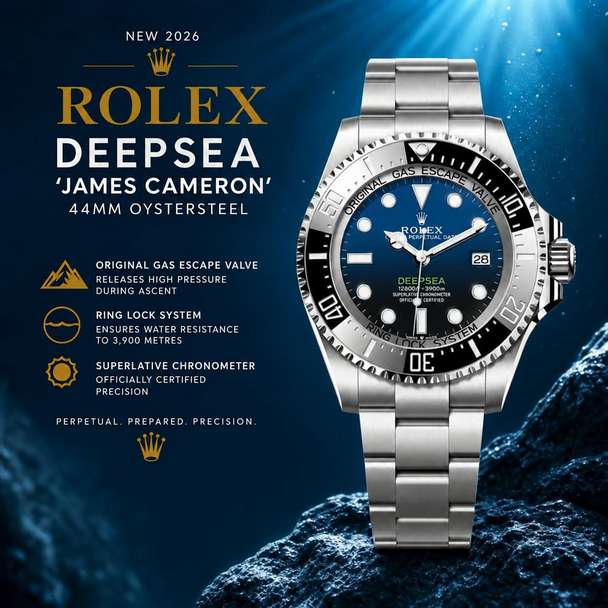 NEW 2026 ROLEX DEEP SEA 'JAMES CAMERON'