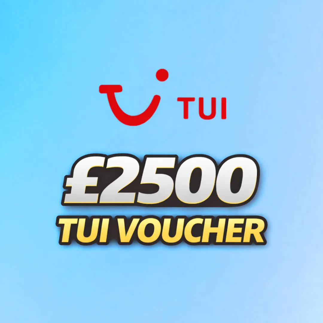 £2500 Tui Holiday Voucher - LOW ODDS