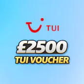 £2500 Tui Holiday Voucher - LOW ODDS