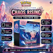 NEW POKEMON MEGA EVOLUTION CHAOS RISING ELITE TRAINER BOX