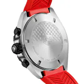 TAG HEUER Formula 1 43mm SUNRAY RED DIAL RUBBER STRAP