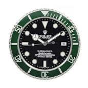 SUBMARINER ROLEX 'STARBUCKS' STYLE WALL CLOCK
