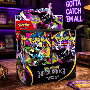 NEW RELEASE POKEMON TCG PITCH BLACK BOOSTER BOX 36 PACKS