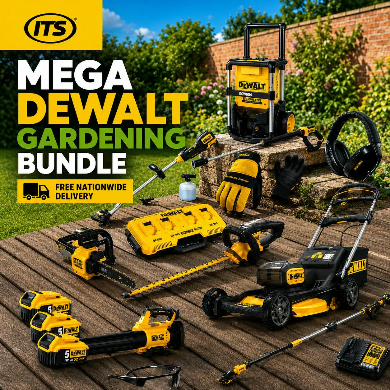 MEGA DEWALT GARDEN BUNDLE