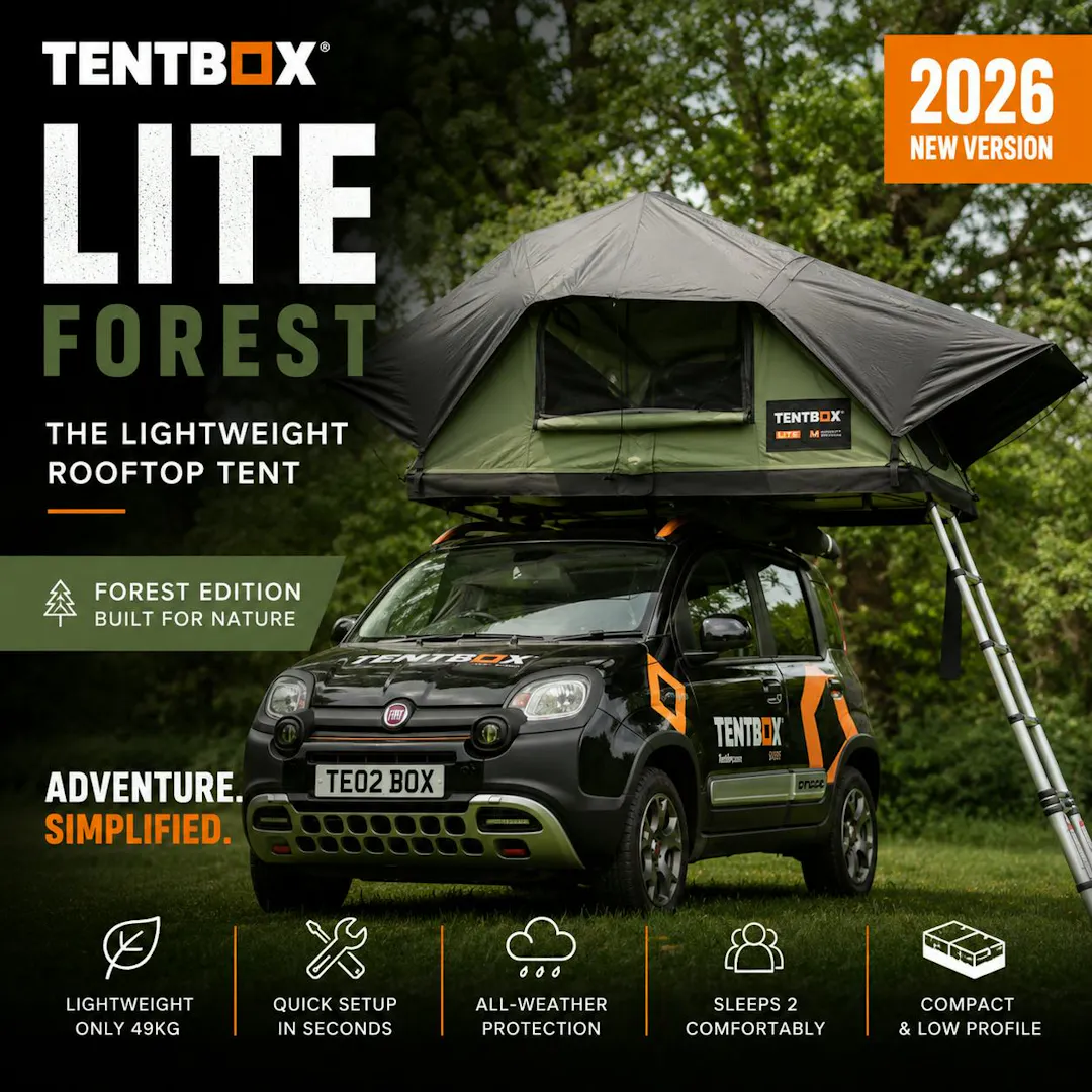 2026 TENTBOX LITE VEHICLE ROOFTENT - FOREST / SUNSET OR FLINT