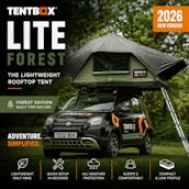 2026 TENTBOX LITE VEHICLE ROOFTENT - FOREST / SUNSET OR FLINT