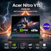 ACER NITRO V15 RTX 5050 165HZ GAMING LAPTOP – RYZEN 5, 16GB RAM & 512GB SSD