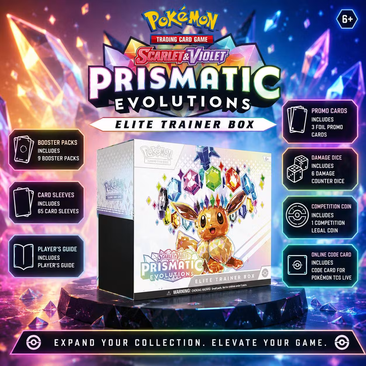 POKEMON TCG: PRISMATIC EVOLUTIONS - ELITE TRAINER BOX