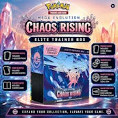 NEW POKEMON MEGA EVOLUTION CHAOS RISING ELITE TRAINER BOX
