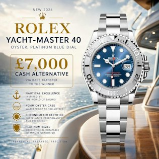 NEW 2026 ROLEX YACHT-MASTER 40 OYSTER, PLATINUM BLUE DIAL
