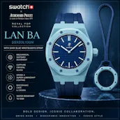 NEW SWATCH X AUDEMARS PIGUET ROYAL POP LAN BA + STRAP