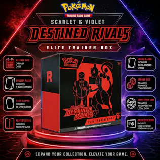 NEW POKÉMON SCARLET & VIOLET DESTINED RIVALS ELITE TRAINER BOX