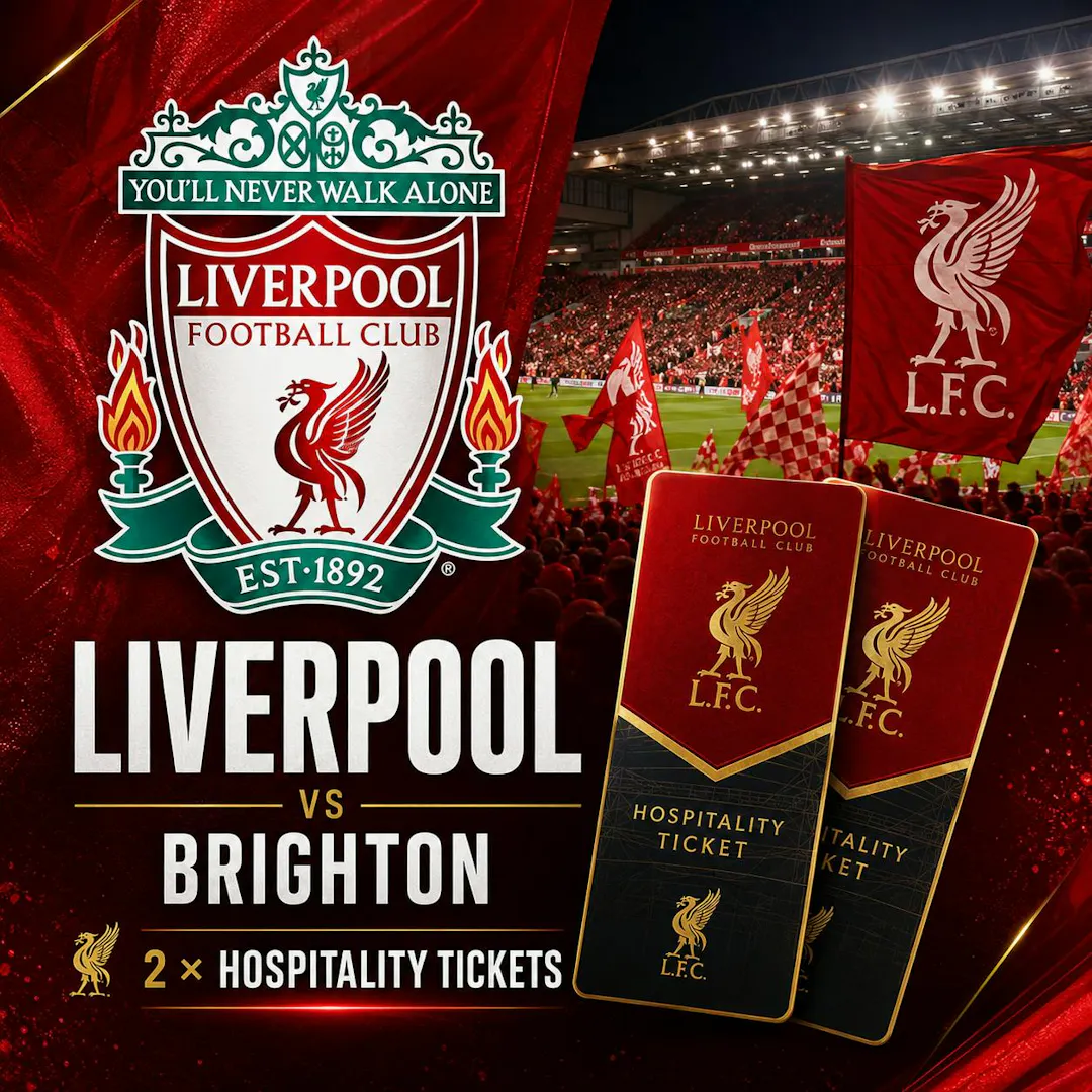 2 X LIVERPOOL VS BRIGHTON BRODIES HOSPITALITY TICKETS