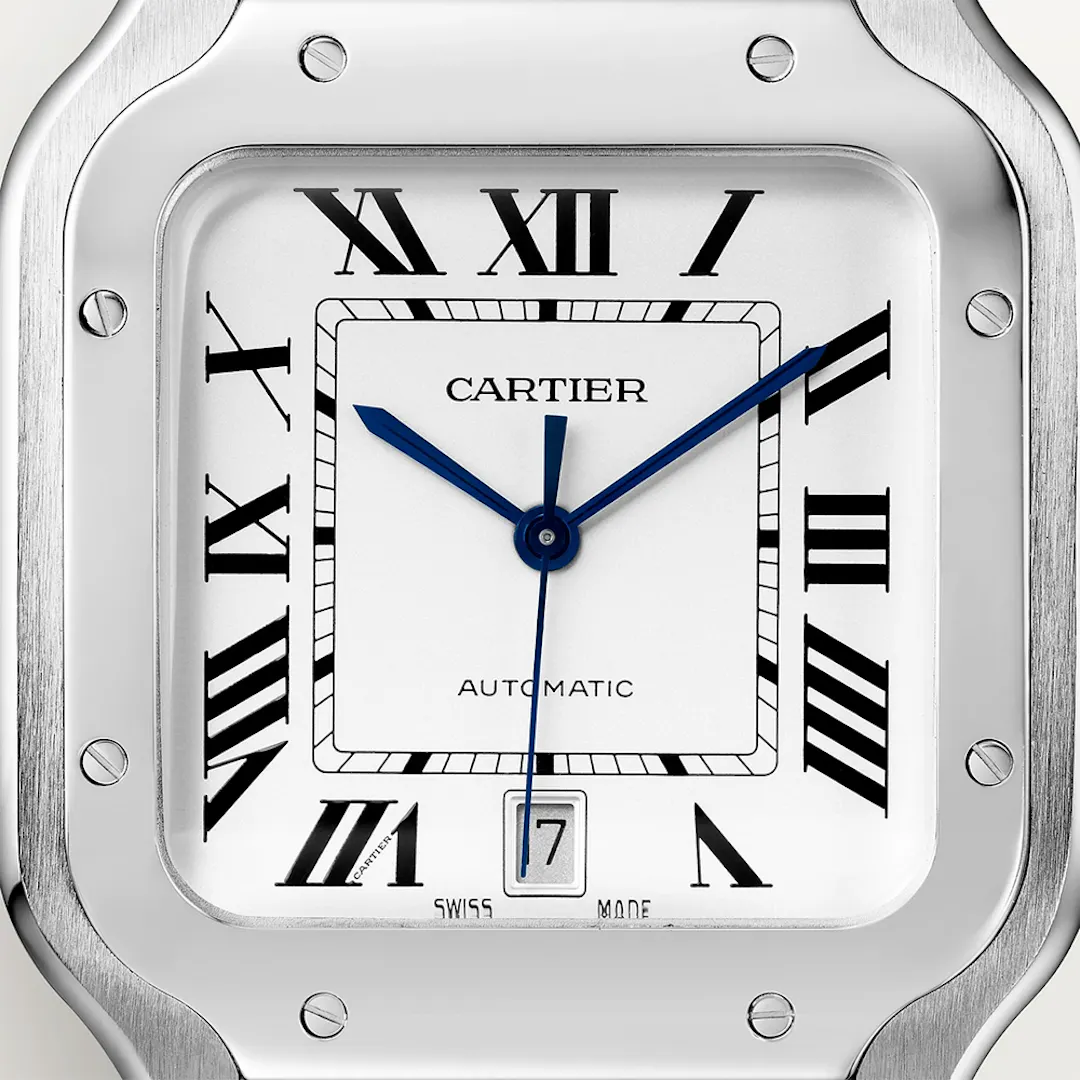 NEW CARTIER SANTOS DE CARTIER WATCH WHITE DIAL WATCH LOW ODDS
