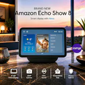 AMAZON ECHO SHOW 8 SMART DISPLAY WITH ALEXA - GRAPHITE