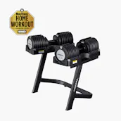 Primal 34kg Adjustable Dumbbell (Pair) With Stand