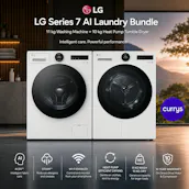 LG SERIES 7 AI WASHING MACHINE & DRYER BUNDLE