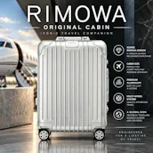 RIMOWA ORIGINAL CABIN – ICONIC ALUMINIUM LUXURY LUGGAGE