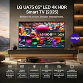 LG UA75 65" 4K HDR AI SMART TV – BIG-SCREEN ENTERTAINMENT