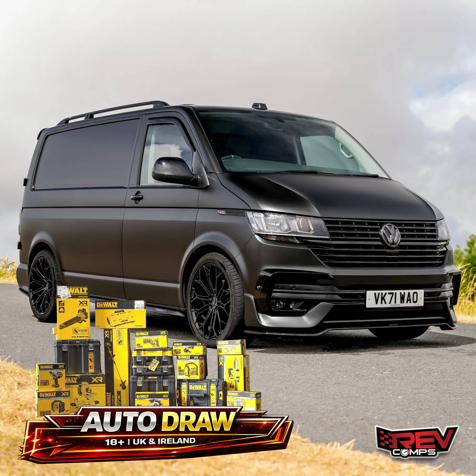 2021 VW Transporter Van + £5,000 Dewalt Tools + £1,000