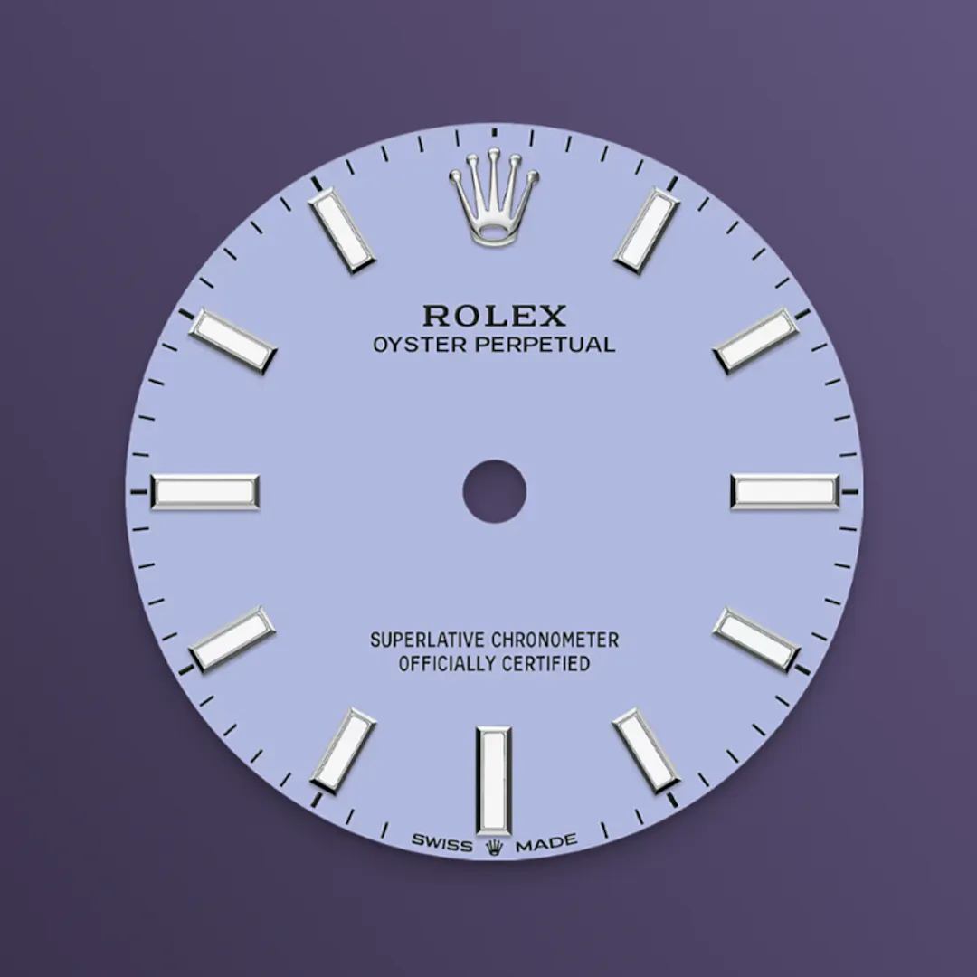 NEW 2026 ROLEX OP 41MM LAVENDER DIAL OR £6,000