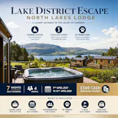 NORTH LAKES LODGE – LAKE DISTRICT 4 PEOPLE + £500