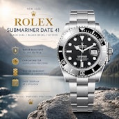 2026 ROLEX SUBMARINER DATE 41 – BLACK DIAL / BLACK BEZEL / OYSTER