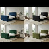 THE ULTIMATE KINGSIZE TV BED BUNDLE - FRAME, MATTRESS & TV