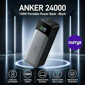 ANKER 24000 MAH 140W PORTABLE POWER BANK - BLACK