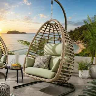 BALI HANGING EGG CHAIR + COVER 5 COLOUR CHOICES - PARENT DAY 4 REBORN #4