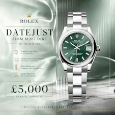 NEW 2026 ROLEX DATEJUST 31MM MINT DIAL OR £5,000