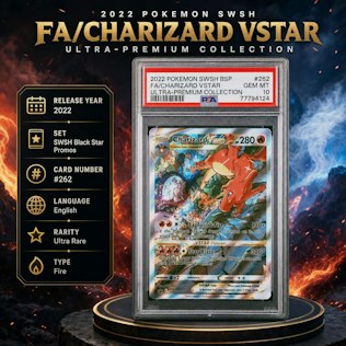 2022 POKEMON SWSH BLACK STAR PROMO #262 FA/CHARIZARD VSTAR
