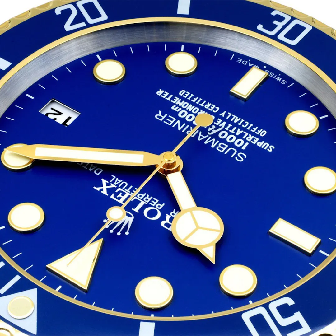 ROLEX SUBMARINER BLUESY Style Wall Clock